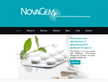 Tablet Screenshot of novagem.com.cy